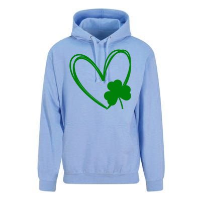 Heart Clover St Patrick's Day Unisex Surf Hoodie