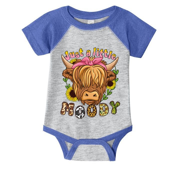 Highland Cow Scottish Highland Cow Infant Baby Jersey Bodysuit