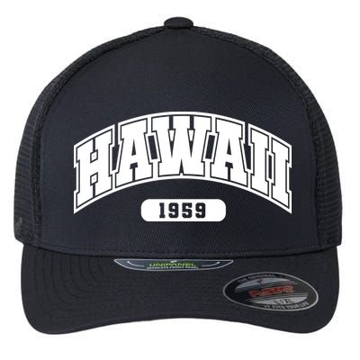 Hawaii Collegiate Style 1959 Flexfit Unipanel Trucker Cap