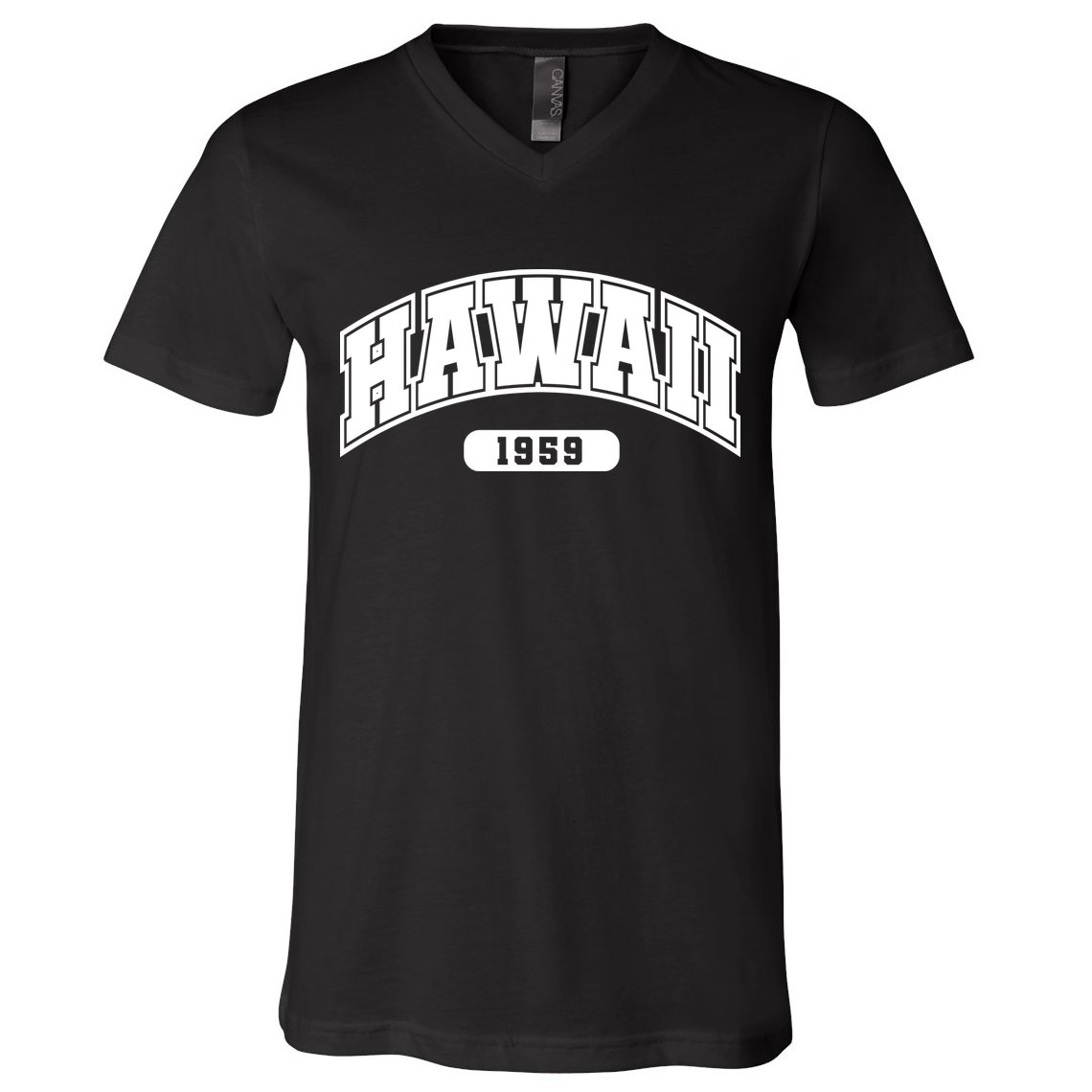 Hawaii Collegiate Style 1959 V-Neck T-Shirt