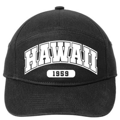 Hawaii Collegiate Style 1959 7-Panel Snapback Hat