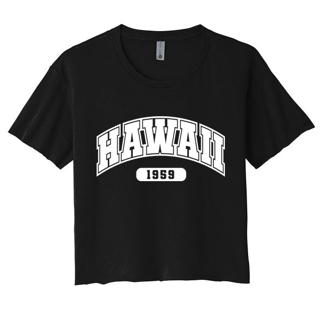 Hawaii Collegiate Style 1959 Crop Top