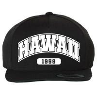 Hawaii Collegiate Style 1959 Wool Snapback Cap