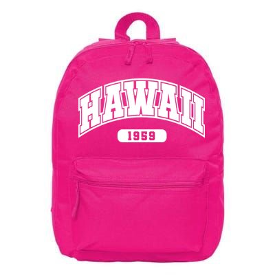 Hawaii Collegiate Style 1959 16 in Basic Backpack