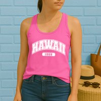 Hawaii Collegiate Style 1959 Womens Tank Top