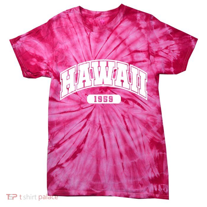 Hawaii Collegiate Style 1959 Tie-Dye T-Shirt