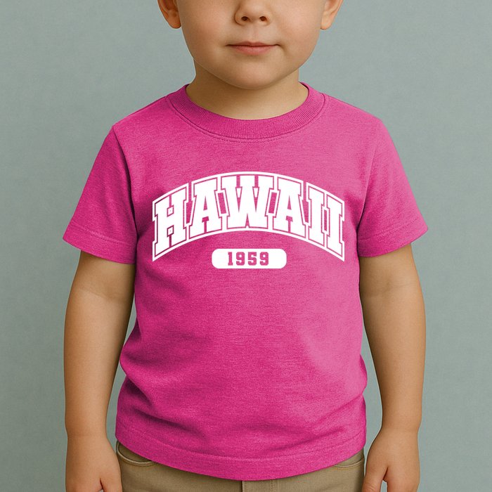 Hawaii Collegiate Style 1959 Toddler T-Shirt