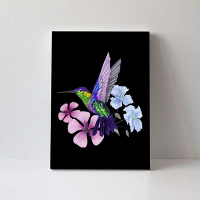 Hummingbird Colibri Snowcap Bird Flowers Tropical Summer Canvas