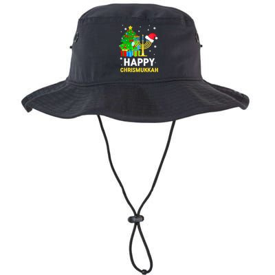 Happy Chrismukkah Santa Hat Christmas Hanukkah Sleep Legacy Cool Fit Booney Bucket Hat