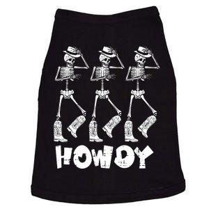 Halloween Cowboy Skeletons Howdy Costume Doggie Tank