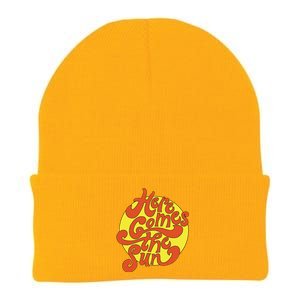 Here Comes The Sun Summer Beach Retro Knit Cap Winter Beanie