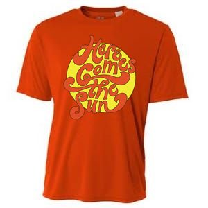 Here Comes The Sun Summer Beach Retro Cooling Performance Crew T-Shirt