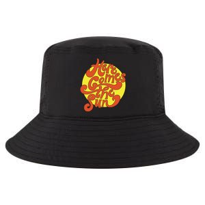 Here Comes The Sun Summer Beach Retro Cool Comfort Performance Bucket Hat