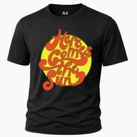 Here Comes The Sun Summer Beach Retro Cooling Performance Crew T-Shirt