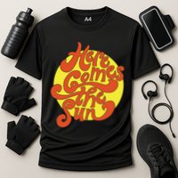 Here Comes The Sun Summer Beach Retro Cooling Performance Crew T-Shirt