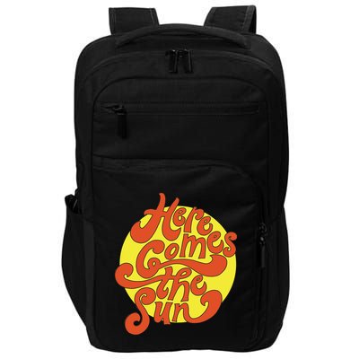 Here Comes The Sun Summer Beach Retro Impact Tech Backpack