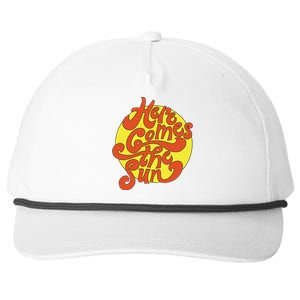 Here Comes The Sun Summer Beach Retro Snapback Five-Panel Rope Hat