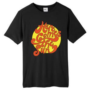 Here Comes The Sun Summer Beach Retro Tall Fusion ChromaSoft Performance T-Shirt