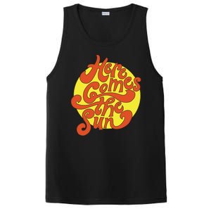 Here Comes The Sun Summer Beach Retro PosiCharge Competitor Tank