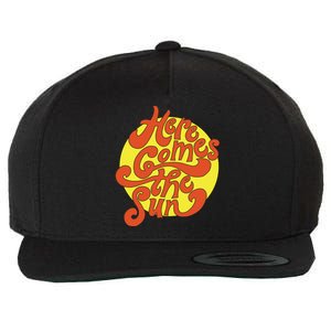 Here Comes The Sun Summer Beach Retro Wool Snapback Cap