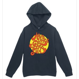 Here Comes The Sun Summer Beach Retro Urban Pullover Hoodie