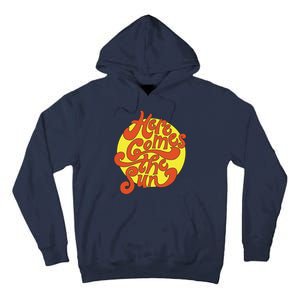 Here Comes The Sun Summer Beach Retro Tall Hoodie