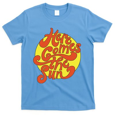 Here Comes The Sun Summer Beach Retro T-Shirt