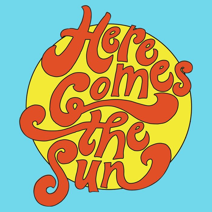 Here Comes The Sun Summer Beach Retro T-Shirt