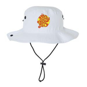 Here Comes The Sun Summer Beach Retro Legacy Cool Fit Booney Bucket Hat