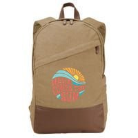 Here Comes The Sun  Baby Summer Beach Cotton Canvas Backpack