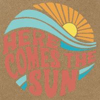 Here Comes The Sun  Baby Summer Beach Cotton Canvas Backpack