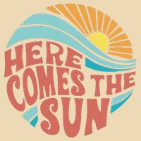 Here Comes The Sun  Baby Summer Beach Drawstring Bag