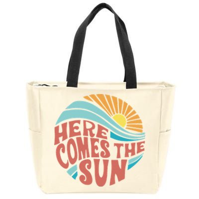 Here Comes The Sun  Baby Summer Beach Zip Tote Bag