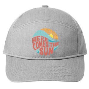 Here Comes The Sun  Baby Summer Beach 7-Panel Snapback Hat