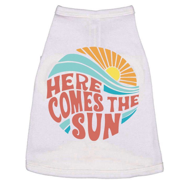 Here Comes The Sun  Baby Summer Beach Doggie Tank