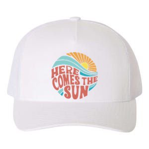 Here Comes The Sun  Baby Summer Beach Yupoong Adult 5-Panel Trucker Hat