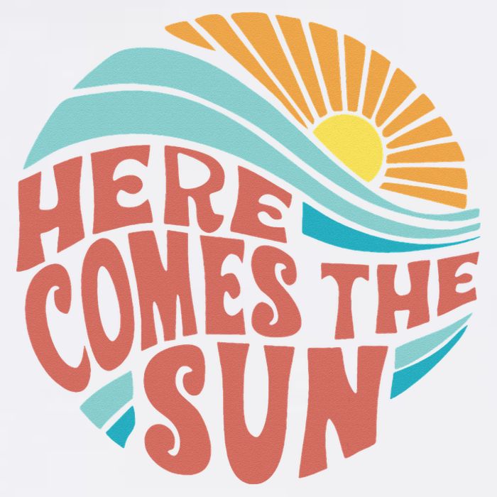 Here Comes The Sun  Baby Summer Beach Cooling Performance Crew T-Shirt