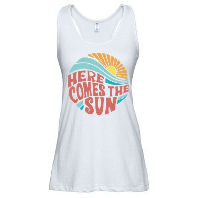Here Comes The Sun  Baby Summer Beach Ladies Essential Flowy Tank