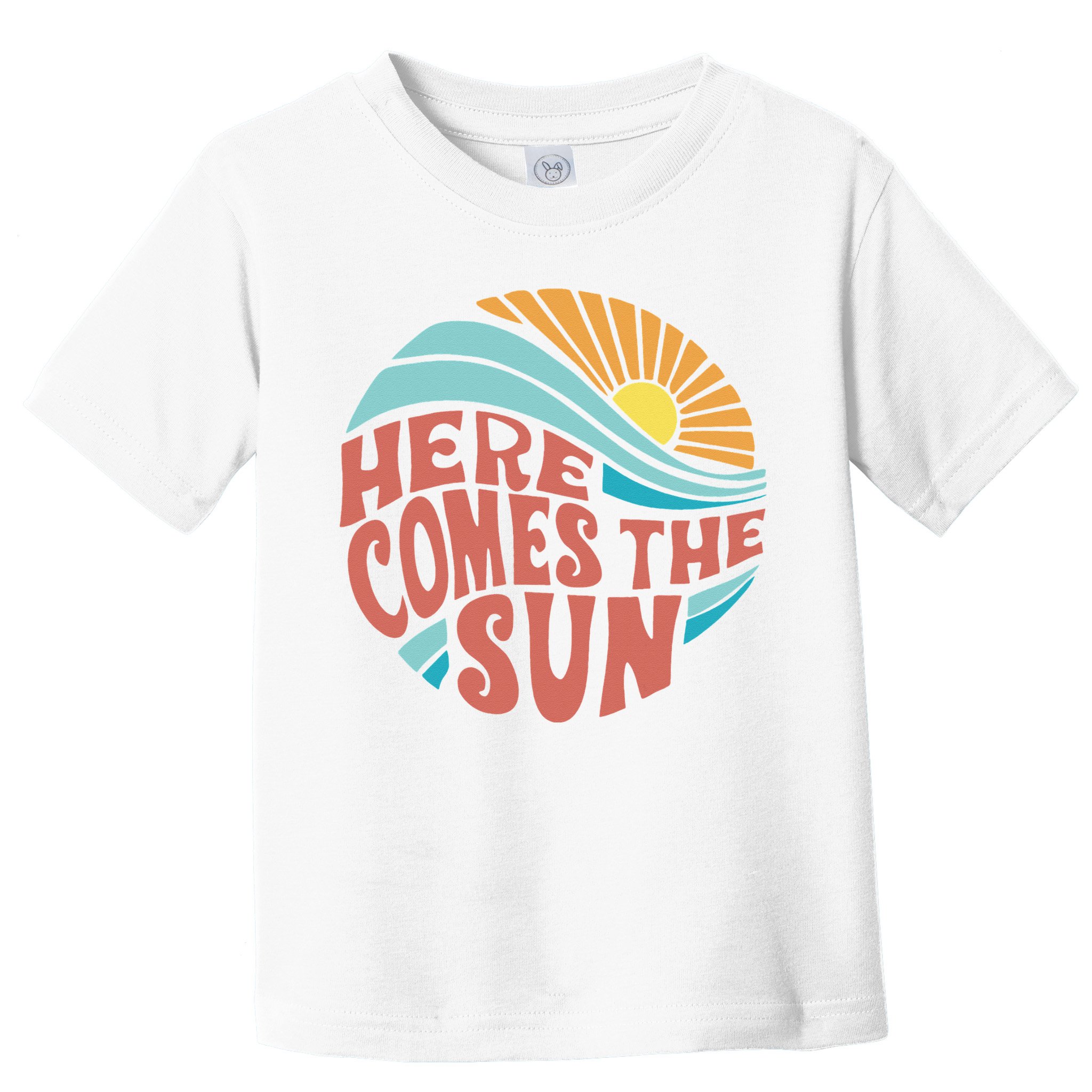 Here Comes The Sun  Baby Summer Beach Toddler T-Shirt