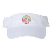 Here Comes The Sun  Baby Summer Beach Valucap Bio-Washed Visor