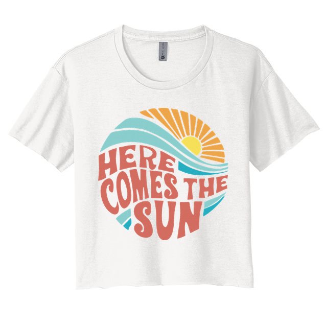 Here Comes The Sun  Baby Summer Beach Crop Top