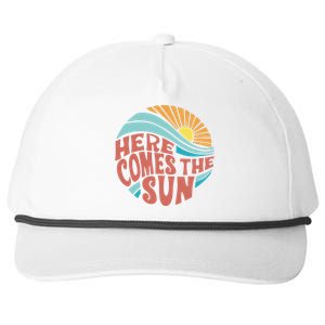 Here Comes The Sun  Baby Summer Beach Snapback Five-Panel Rope Hat