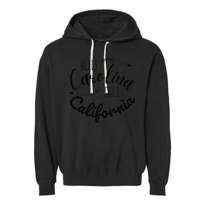 Heads Carolina Tail California Western Summer Beach Paradise Garment-Dyed Fleece Hoodie