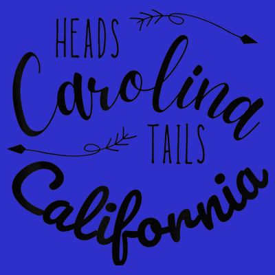 Heads Carolina Tail California Western Summer Beach Paradise T-Shirt