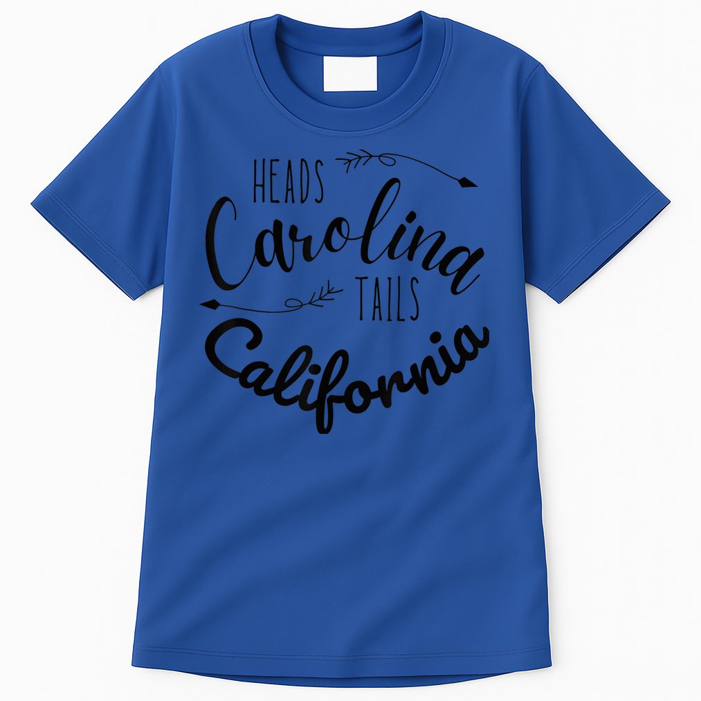 Heads Carolina Tail California Western Summer Beach Paradise Tall T-Shirt