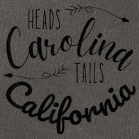 Heads Carolina Tail California Western Summer Beach Paradise Cotton Canvas Backpack