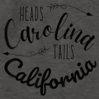 Heads Carolina Tail California Western Summer Beach Paradise Vector Backpack