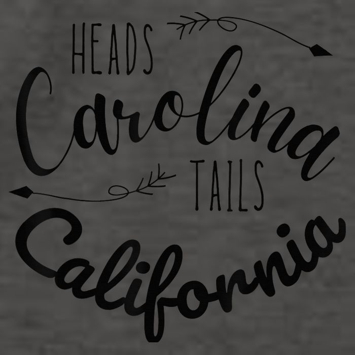 Heads Carolina Tail California Western Summer Beach Paradise Vector Backpack
