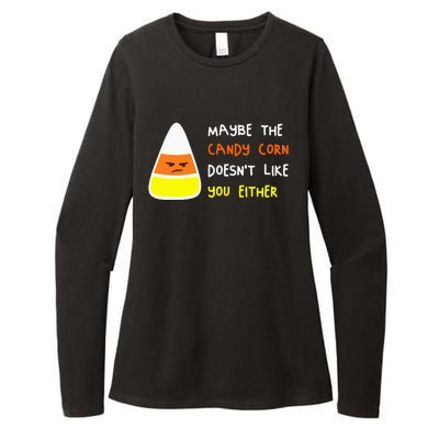 Halloween Costume Team Candy Corn Womens CVC Long Sleeve Shirt