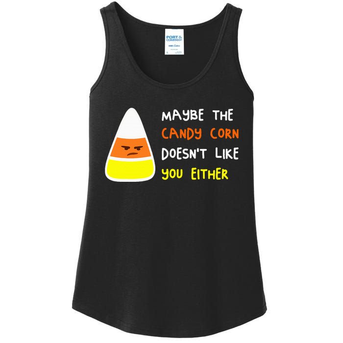 Halloween Costume Team Candy Corn Ladies Essential Tank